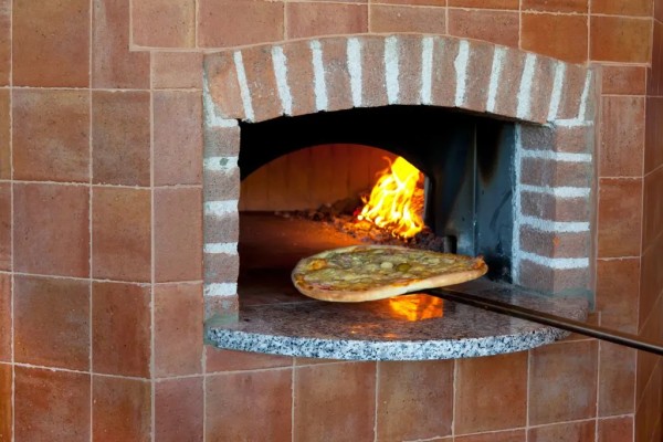 Brick oven used to make Brooklyn's best pizza.
