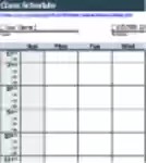 Muat turun percuma Templat Jadual Kelas Templat Microsoft Word, Excel atau Powerpoint percuma untuk diedit dengan LibreOffice dalam talian atau OpenOffice Desktop dalam talian