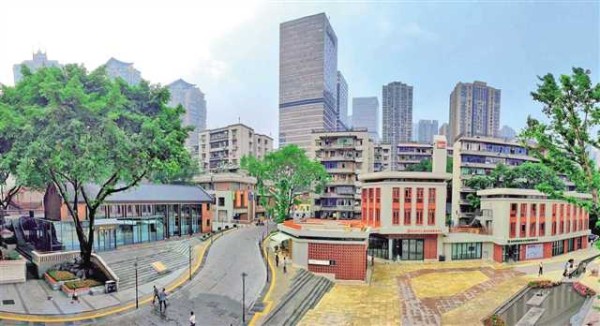 改造后的九龙坡区民主村