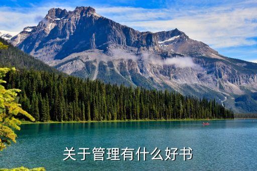 关于管理有什么好书