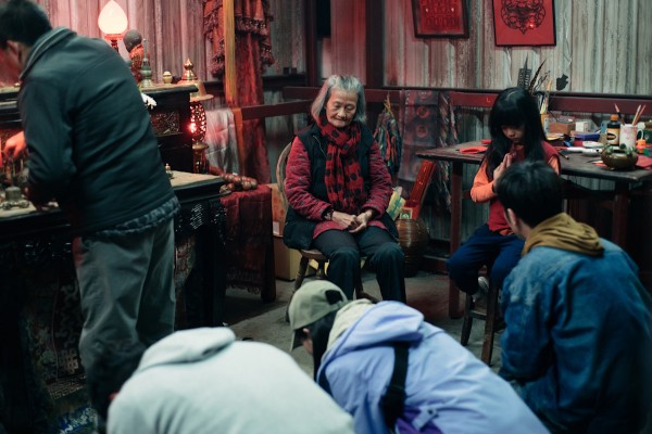 Incantation prayer scene
