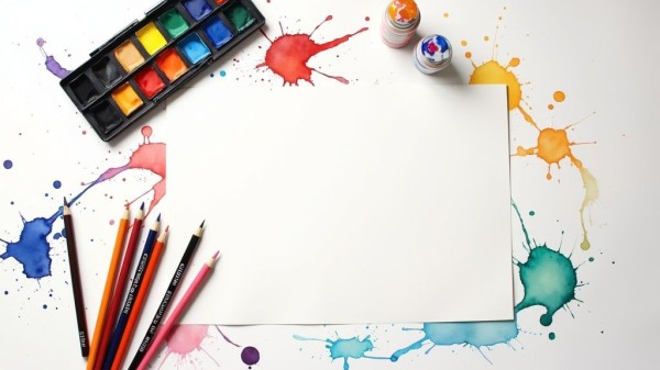 Children enjoying coloring pages