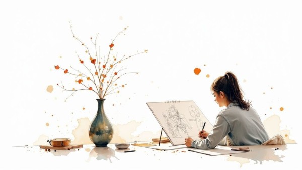Children enjoying coloring pages