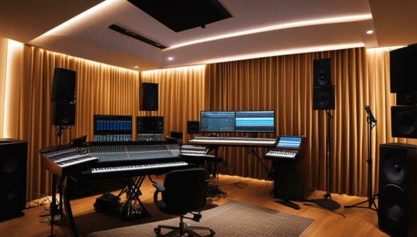 luces led para estudio de grabación