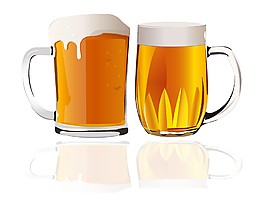 矢量啤酒元素