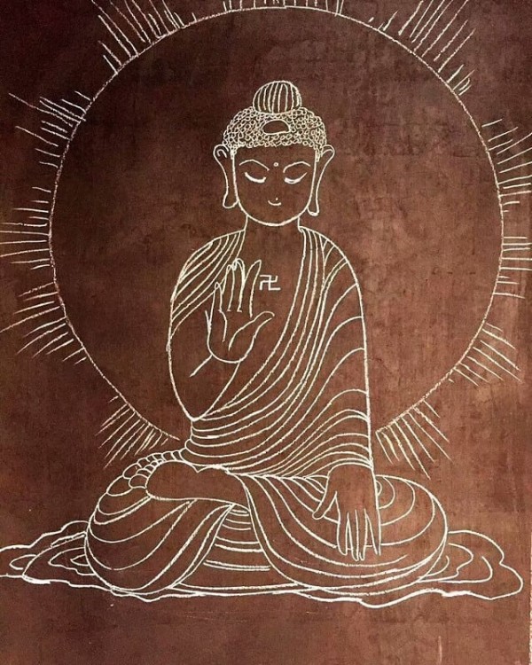 百喻經,佛像