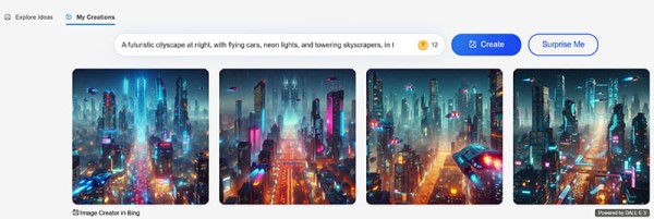 Bing 图像创建器高级提示