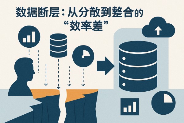 2. 数据断层：从分散到整合的“效率差”