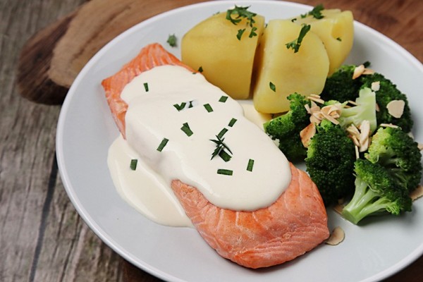 Lachs aus dem Dampfgarer