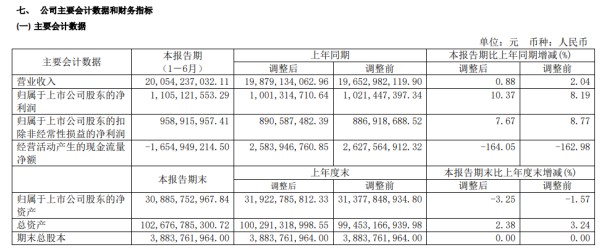 图片来源：豫园股份半年报截图