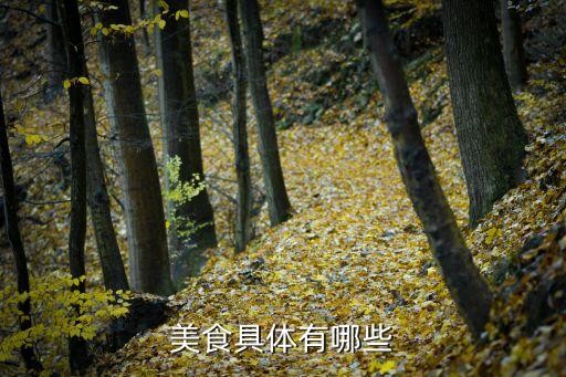 美食具体有哪些