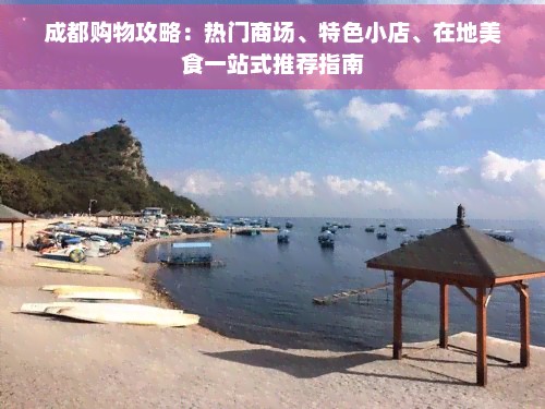 成都购物攻略：热门商场、特色小店、在地美食一站式推荐指南