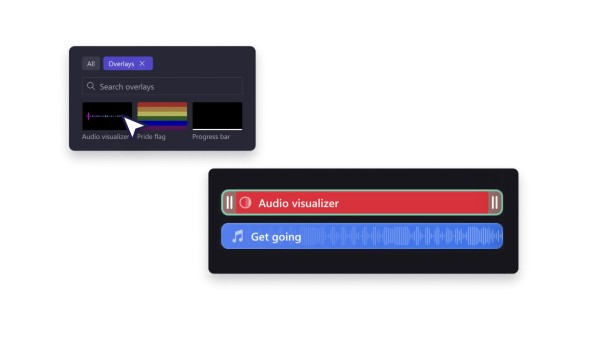 Add audio visualizer to your timeline 