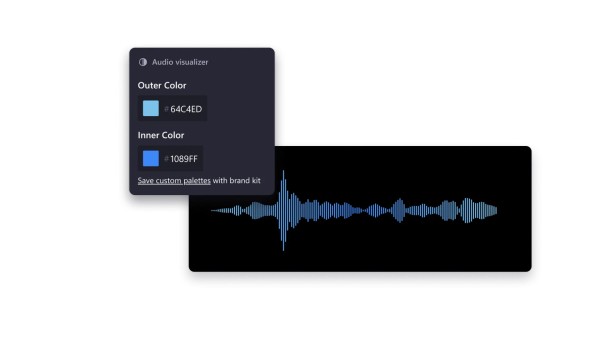 Customize audio visualizer