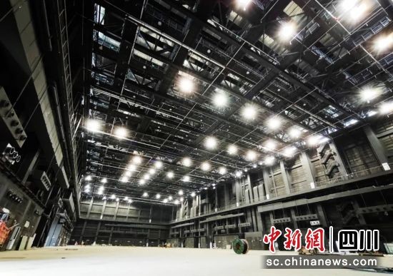 数字化摄影大棚内部。郫都区融媒体中心 供图
