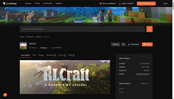 RLCraft on CurseForge
