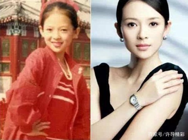 娱乐圈明星们的童年照，刘亦菲从小就很仙女，朱茵女大十八变！