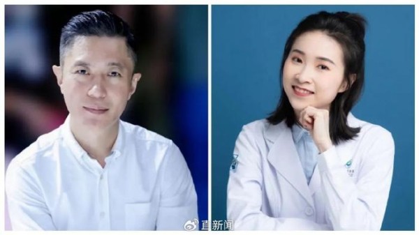 深圳本土短剧主创人员:周禹(左)、吕艳思