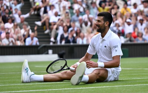Novak Djokovic beat Miomir Kecmanovic to reach round four at Wimbledon