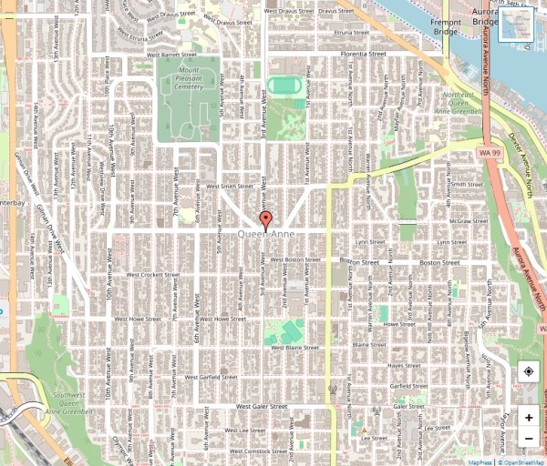 Queen Anne Map
