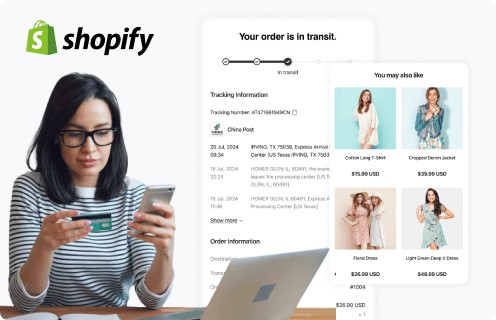 Use the 17TRACK Shopify APP to track your 51Tracking packages.