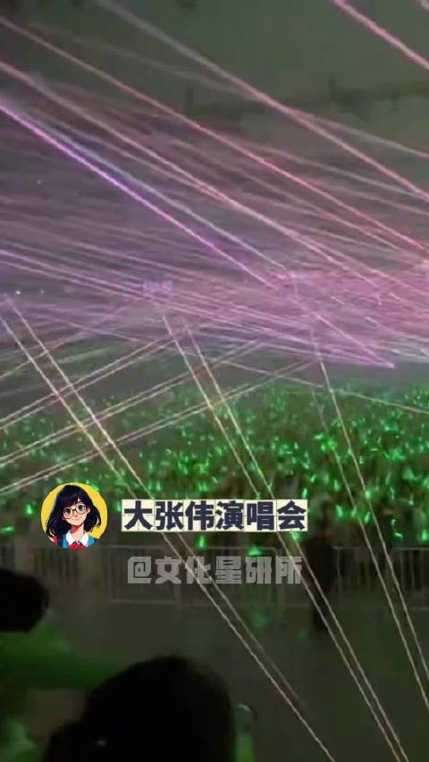 大张伟演唱会激光避开观众直视