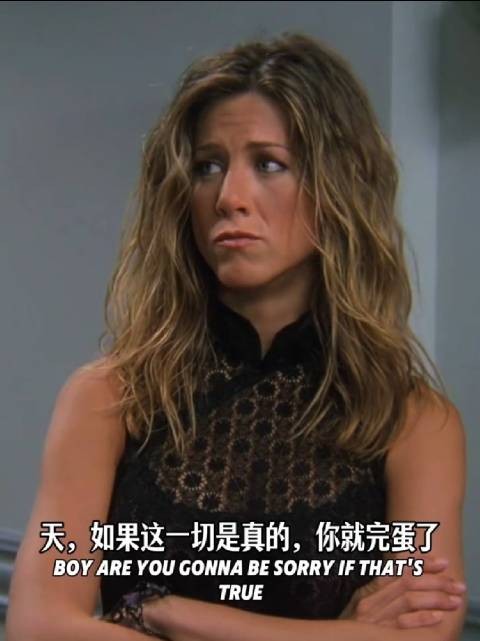 瑞秋应该觉得罗斯不去当编剧可惜了!
