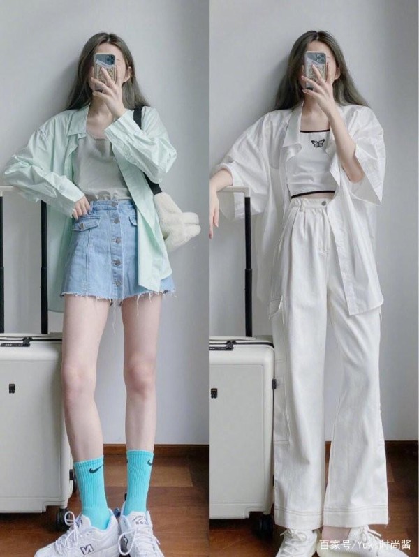夏季穿搭有妙招，学会这4个搭配技巧，清爽时髦又拉风