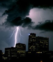 Thunderstorm over Denver, USA