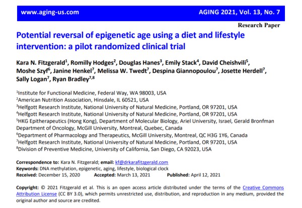 Aging in 2021