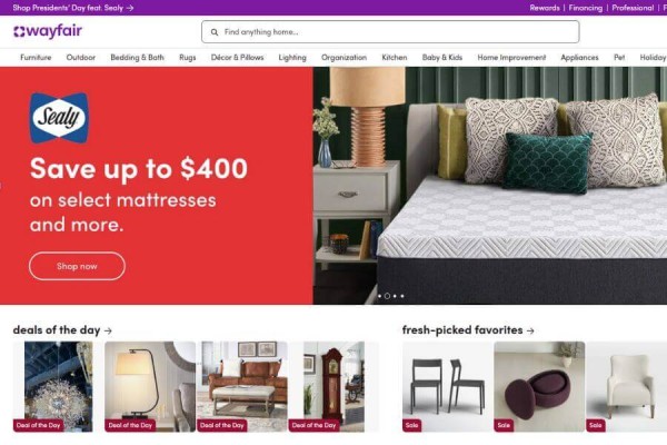 wayfair 10 年美国十大最佳家居装饰在线购买网站 mymallbox
