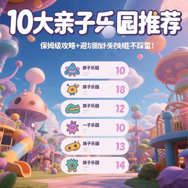 LYC：【10大亲子乐园推荐｜保姆级攻略+避坑指南，遛娃不踩雷！】❄️

1️⃣ 冰雪奇缘·阿派朗雪国奇遇季  
冬季限定乐园，涵盖冰雪迷宫、DIY雪雕、萌宠雪橇等，3-12岁孩子均能玩！园内设暖房休息区，家长可安心遛娃。  
地址：搜索“阿派朗”官方定位  
票价：单次票120元/家庭  

2️⃣ 糖果星球亲子工坊·角色扮演天堂  
推荐“糖果商店任务”“滚糖果挑战”等游戏，锻炼孩子语言...