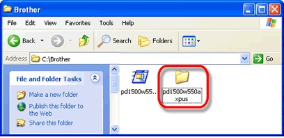 extracted folder