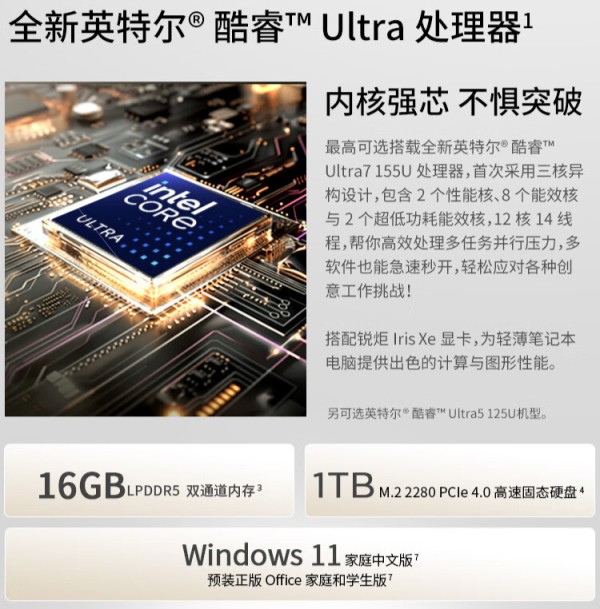 酷睿 Ultra 处理器