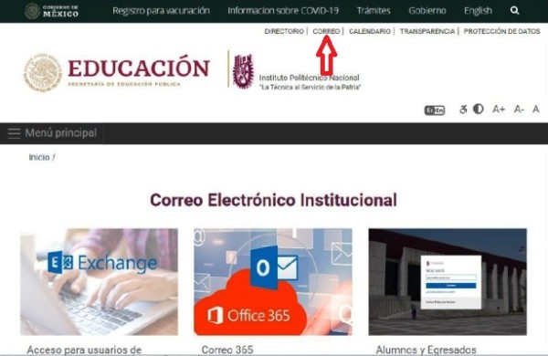 ▷ Correo Institucional IPN