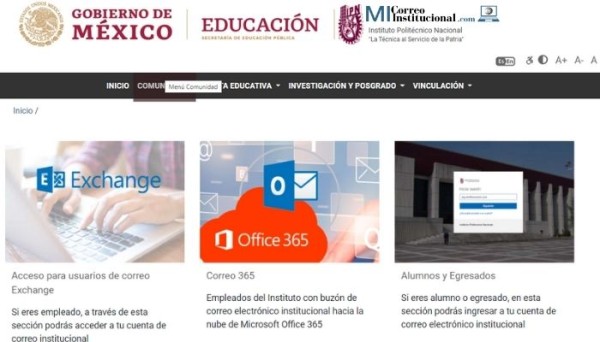 correo institucional ipn mx