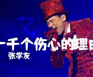 张学友《一千个伤心的理由》G调吉他谱
