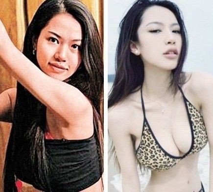 温碧霞容祖儿明星整容前后对比照