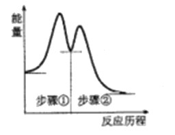 已知Fe3 能催化H2O2分解，2H2O2(aq) = 2H2O(l) O2(g)的反应机理及反应进程中的能量变化如下： 步骤①：2Fe3 (aq) H2O2(aq)=2Fe2 (aq) O2(g) 2H (aq)步骤②： 下列有关H2O2分解反应说法错误的是（ ）