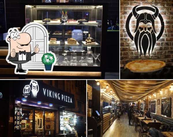 The exterior of Viking Pizza