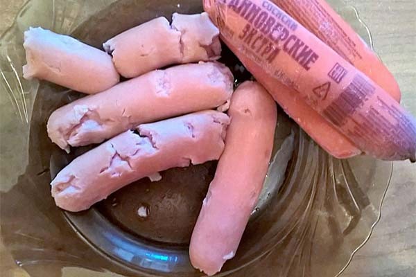 变质香肠和香肠的迹象