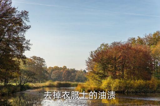 去掉衣服上的油渍