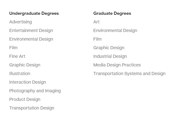 ACCD留学,交通工具设计留学,娱乐设计留学,艺术留学作品集,ACCD作品集,艺术中心设计学院留学