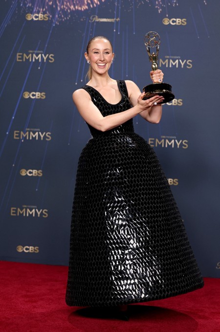 an award presentation at the emmys