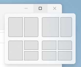 Windows 11 Snap Layouts