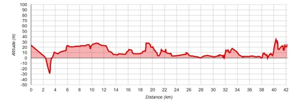 NYC marathon elevation