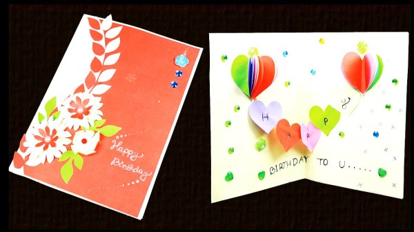 创意手工DIY，教你制作漂亮的生日贺卡