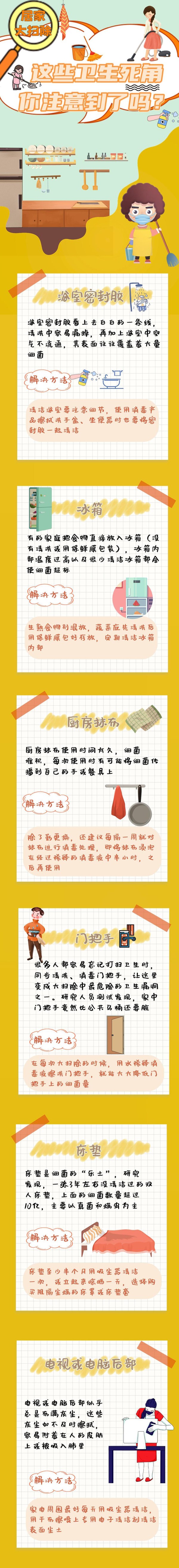 居家大扫除，这些卫生死角你注意到了吗？