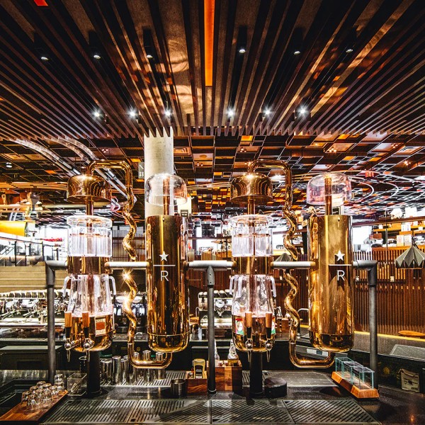 The interior of a Roastery.