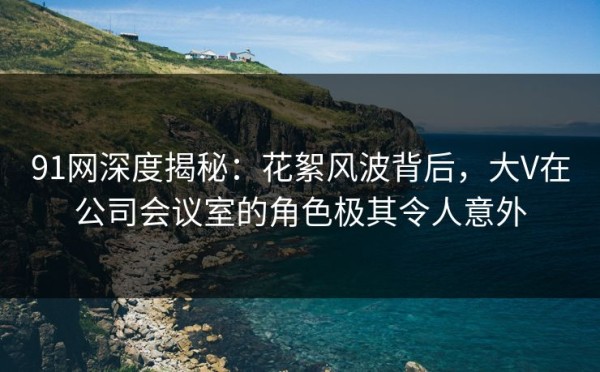 91网深度揭秘：花絮风波背后，大V在公司会议室的角色极其令人意外